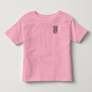 T-shirt Pour Les Tous Petits Chemise de lettres gothiques