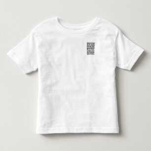T-shirt Pour Les Tous Petits Chemise de lettres gothiques