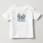 T-shirt Pour Les Tous Petits Chemise de plage pour enfants Chemise assortie pou (Devant)