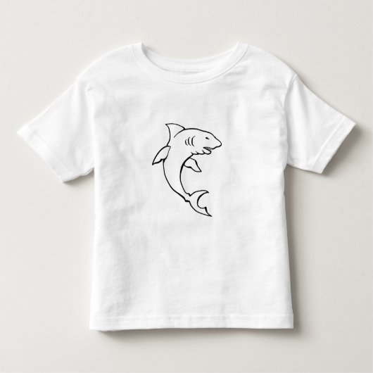 T-shirt Pour Les Tous Petits chemise de requin (Devant)