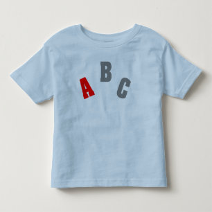 T-shirt Pour Les Tous Petits Chemise de rouge d'ABC