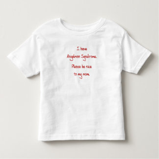 T-shirt Pour Les Tous Petits Chemise de syndrome d'Angelman