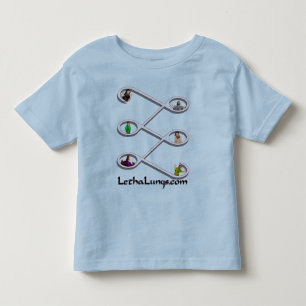T-shirt Pour Les Tous Petits Chemise de Todler de poumons de Letha