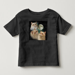 T-shirt Pour Les Tous Petits Chemise d'enfant en bas âge de lune de trois Linu