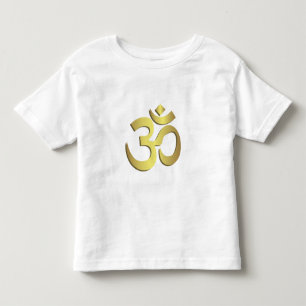 T-shirt Pour Les Tous Petits Chemise d'enfant en bas âge de symbole de yoga de