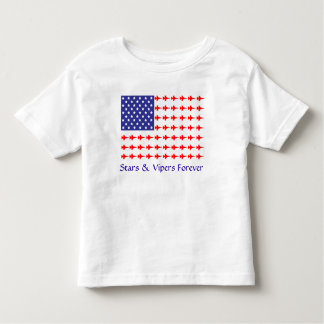 T-shirt Pour Les Tous Petits Chemise d'étoiles et de vipères d'enfant en bas