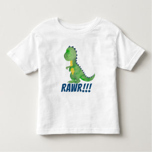 T-shirt Pour Les Tous Petits Chemise Dinosaur RAWR - Chemise Cute Trex