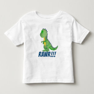 T-shirt Pour Les Tous Petits Chemise du dinosaure RAWR - chemise mignonne de