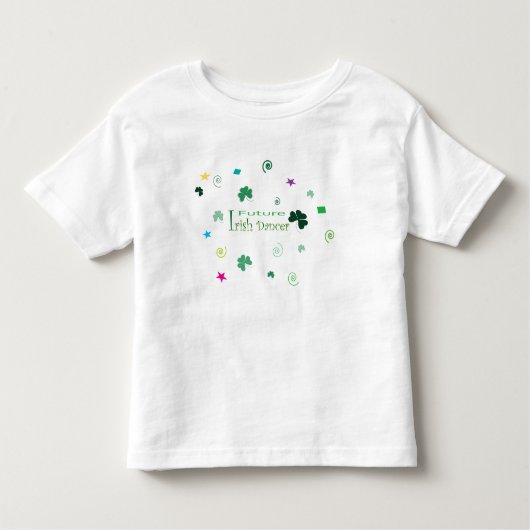 T-shirt Pour Les Tous Petits Chemise du futur danseur irlandais (Devant)