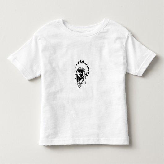 T-shirt Pour Les Tous Petits Chemise en chef indienne (Devant)