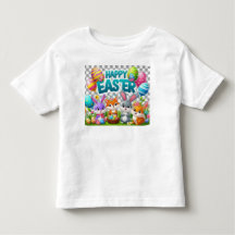 Chemise enfant lapin de Pâques