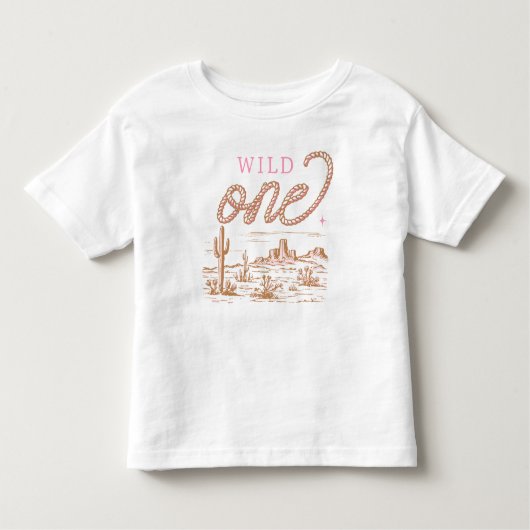 T-shirt Pour Les Tous Petits Chemise fille-fille sauvage (Devant)