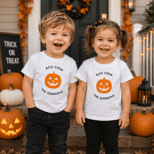 T-shirt Pour Les Tous Petits Chemise Halloween personnalisée pour enfants – Équ