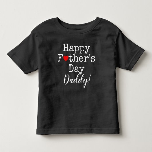 T-shirt Pour Les Tous Petits Chemise heureuse de fête des pères (Devant)