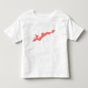 T-shirt Pour Les Tous Petits Chemise Logo de l'île de pêcheurs de style vintage