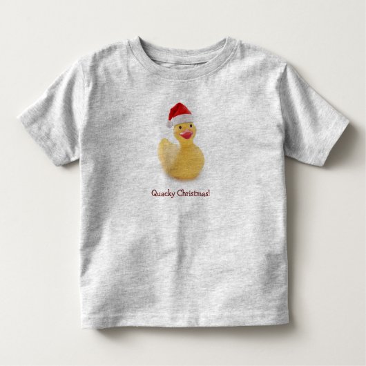 T-shirt Pour Les Tous Petits Chemise mignonne en caoutchouc de Père Noël (Devant)