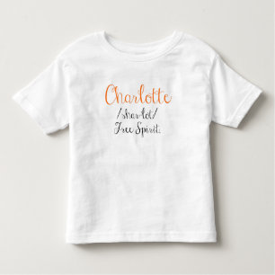 T-shirt Pour Les Tous Petits Chemise nommée de définition de Charlotte