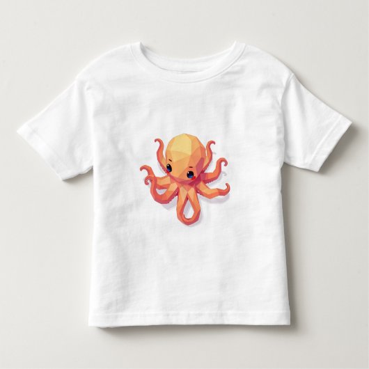T-shirt Pour Les Tous Petits Chemise Octopus (Devant)