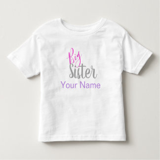 T-shirt Pour Les Tous Petits Chemise personnalisée de grande soeur