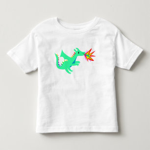 T-shirt Pour Les Tous Petits Chemise pour dragon mignon arc-en-ciel pour enfant