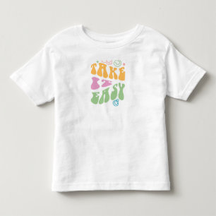 T-shirt Pour Les Tous Petits Chemise pour enfants Take it easy