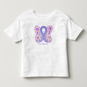 T-shirt Pour Les Tous Petits Chemise Ruban de Sensibilisation au Cancer Papillo