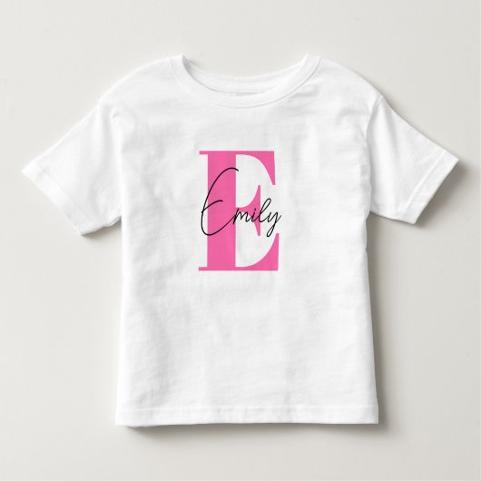 T-shirt Pour Les Tous Petits Chemise Scolaire pour Fille, Chemise Personnalisée (Devant)