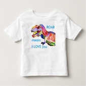 T-shirt Pour Les Tous Petits Chemise T-Rex pour bébé Dinosaur (Devant)