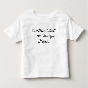 T-shirt Pour Les Tous Petits Chemise Toddler personnalisée Votre design personn