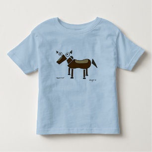 T-shirt Pour Les Tous Petits Chemises à cheval Abstraites
