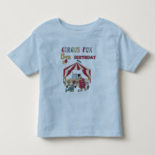 T-shirt Pour Les Tous Petits Chemises et cadeaux Circus 5th Birthday