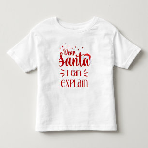 T-shirt Pour Les Tous Petits Cher Père Noël drôle Noël Unisex