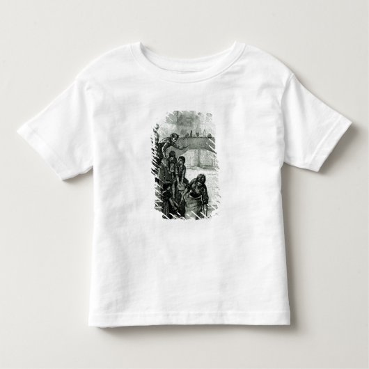 T-shirt Pour Les Tous Petits Chercher l'eau de la rivière (Devant)