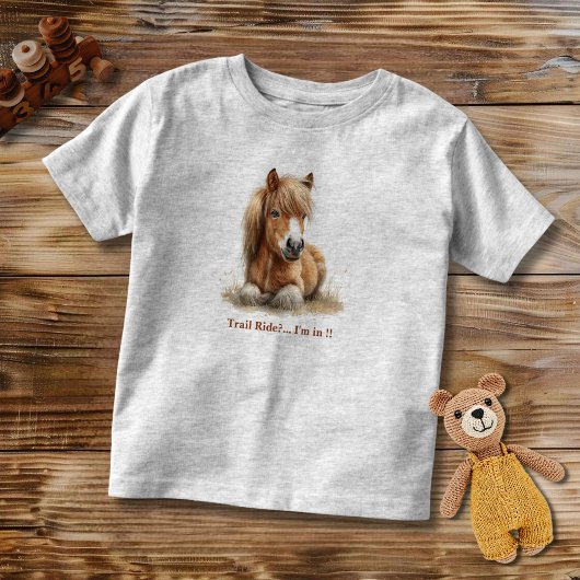 T-shirt Pour Les Tous Petits Cheval