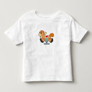 T-shirt Pour Les Tous Petits Cheval à bascule