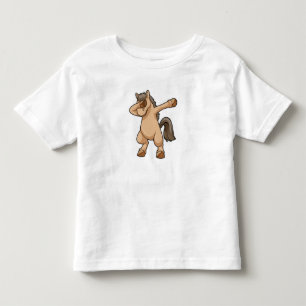 T-shirt Pour Les Tous Petits Cheval à la danse Hip Hop Dab