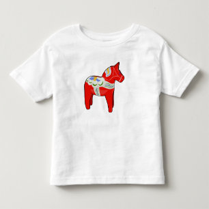 T-shirt Pour Les Tous Petits Cheval de Dalécarlie