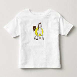 T-shirt Pour Les Tous Petits Cheval nageur avec bouée de sauvetage