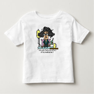T-shirt Pour Les Tous Petits Cheveux foncés d'effet secondaire de médicament