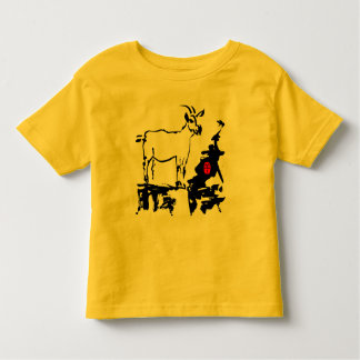 T-shirt Pour Les Tous Petits Chèvre roches chinois vietnamien Année Zodiac T Te