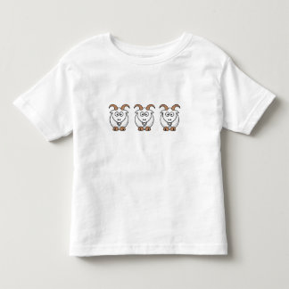 T-shirt Pour Les Tous Petits Chèvre Saanen