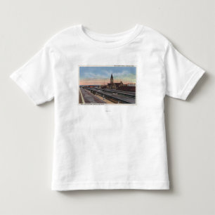 T-shirt Pour Les Tous Petits Cheyenne, WY - gare de Pacifique des syndicats