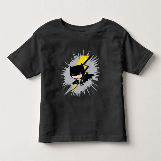 T-shirt Pour Les Tous Petits Chibi Batman Lightning Kick (Devant)