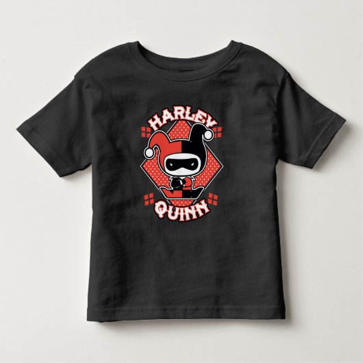 T-shirt Pour Les Tous Petits Chibi Harley Quinn Splits (Devant)