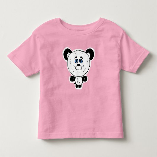 T-shirt Pour Les Tous Petits Chibi Panda (Devant)