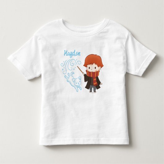 T-shirt Pour Les Tous Petits Chibi Ron Weasley Patronus (Devant)