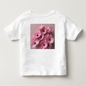 T-shirt Pour Les Tous Petits Chic rose floral nuptiale (Dos)