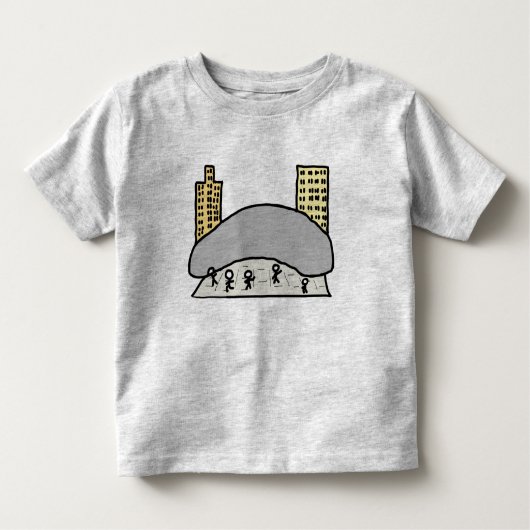 T-shirt Pour Les Tous Petits Chicago Bean (Devant)