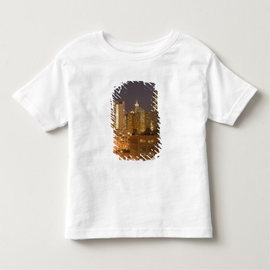 T-shirt Pour Les Tous Petits Chicago, Illinois, Skyline de West Loop à (Devant)