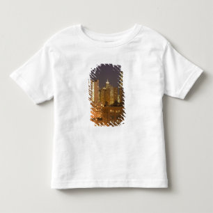 T-shirt Pour Les Tous Petits Chicago, Illinois, Skyline depuis West Loop à